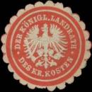 Siegelmarke Der Königl. Landrath des Kr. Kosten W0348829