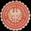 Siegelmarke Der K. Landrath des Kreises Kosten W0390577